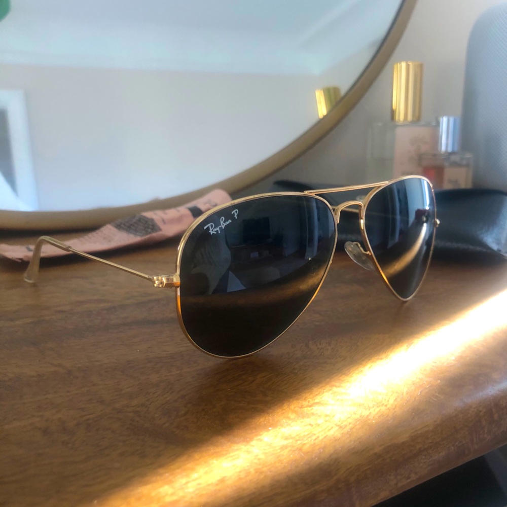 🚫SOLD🚫 Ray-Ban polarized aviator sunglasses